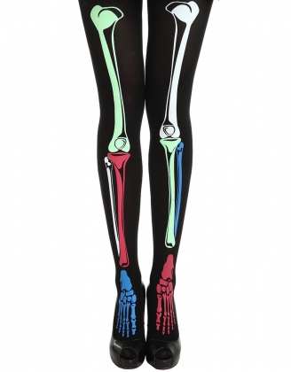 Colourful Mechanical Bone stockings