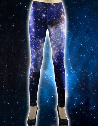 Blue Starry Night Leggings