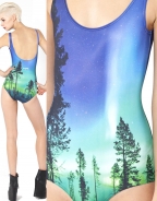 Magnetic Light Show Romper Swimsuit