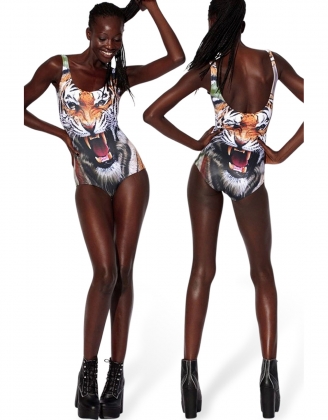 Tiger King Romper Swimsuit