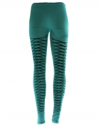 Rhombus Green Leggings