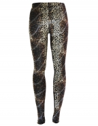 Shiny Diamond Leopard Leggings