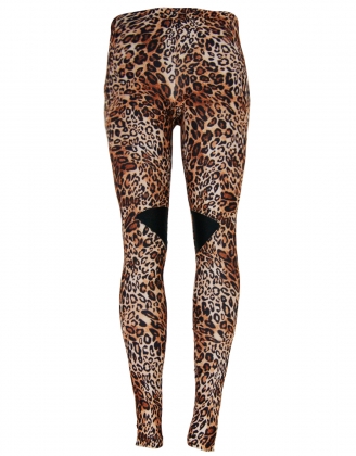 Leopard Splicing Leggings