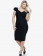 Puff Sleeve Black Bodycon Dress