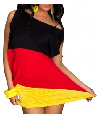 Color Combination Dress