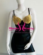 Disco Vinyl Dress Short Punk Rivet