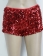 Red Sequin Short Pant