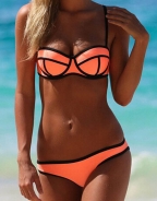 Push Up Bright Bling Bikini Set