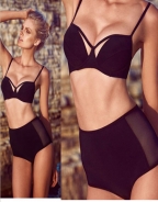 See-through High-waisted Swimwear