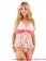Floral Low-cut Lace Lingerie