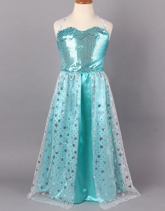 Children Elsa Costume Sale By One Lot with Five Sizes