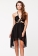 Lace-up Chiffon Halter Holiday Dress