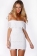 Strapless Lace Prom Mini Dress