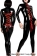 Back And Front Red Lace Up Jumpsuit