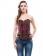 Maroon Brocade Overbust Corset