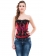 Cute Girl Satin Outfit Overbust Corset