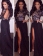 Elegent Long Sleeve Floor-length Evening Dress