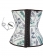 Money Printed Latex Waist Cincher Corsets