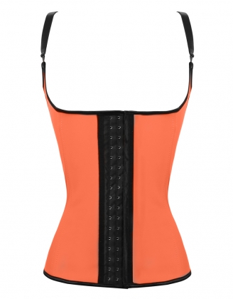 Steel Boned Latex Waist Trainer Vest