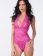 Black Lace Halter Teddy 