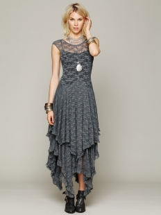 French Courtship Layered Maxi Dress