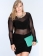 Plus Size Mesh Bodycon Mini Dress