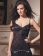 Butterfly Pattern Ruffle Hem Bow Sexy Chemise