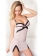 Light Pink and Black Babydoll set