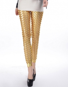 Metallic Rocker Leggings