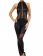 Funky Mesh Black Vinyl Jumpsuit