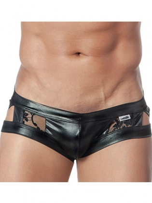 Sexy Men Vinyl Underwear