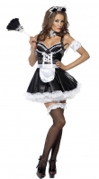 Burlesque Fever Flirty French Maid Costume