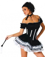 Black Mini Maid Costume