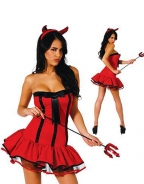 Red Cool Devil Halloween Costume
