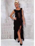 Glamorous Diva Evening Dress Black