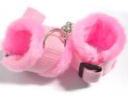 Pink Rabbit Fur Handcuffs