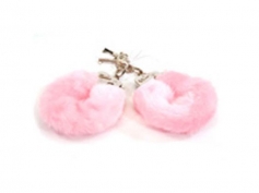 Pink Furry Hand Cuffs