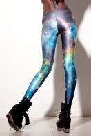 Cosmic Galaxy Printed Leggings
