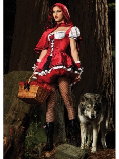 Sultry Red Riding Hood Costume