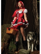 Sultry Red Riding Hood Costume