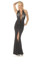 Black Sexy Gown Long Dress
