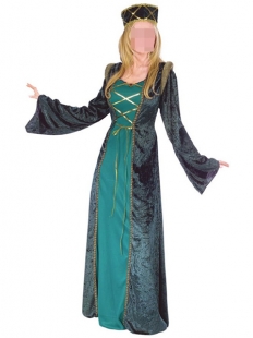 Green Lacing Two Piece Special Costume