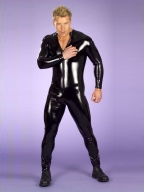 Black Strong Man PVC Costume