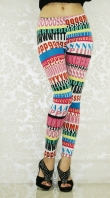 Color Letters Fashion Shaping Leggings