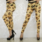 Yellow Leopard Fashion Slimming Leggings