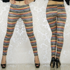 Colorful Stripe Beautiful Leggings