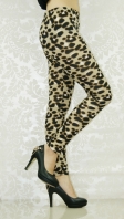 Cozy Leopard Print Shaping Leggings