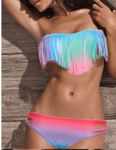 Colorful Tassel Swimwear