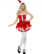 Cute Strapless Christmas Costume