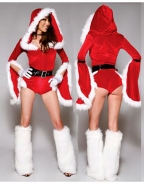Deluxe Santa Romper Costume